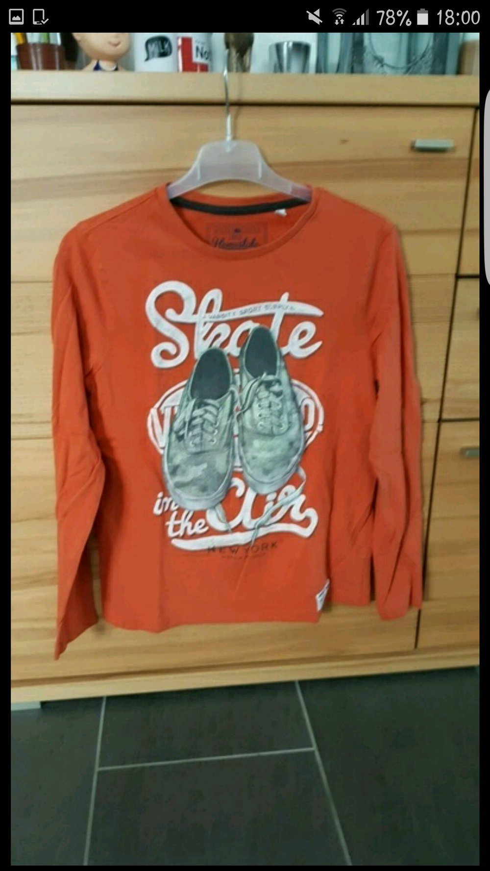 Neues Langamrshirt von c&a