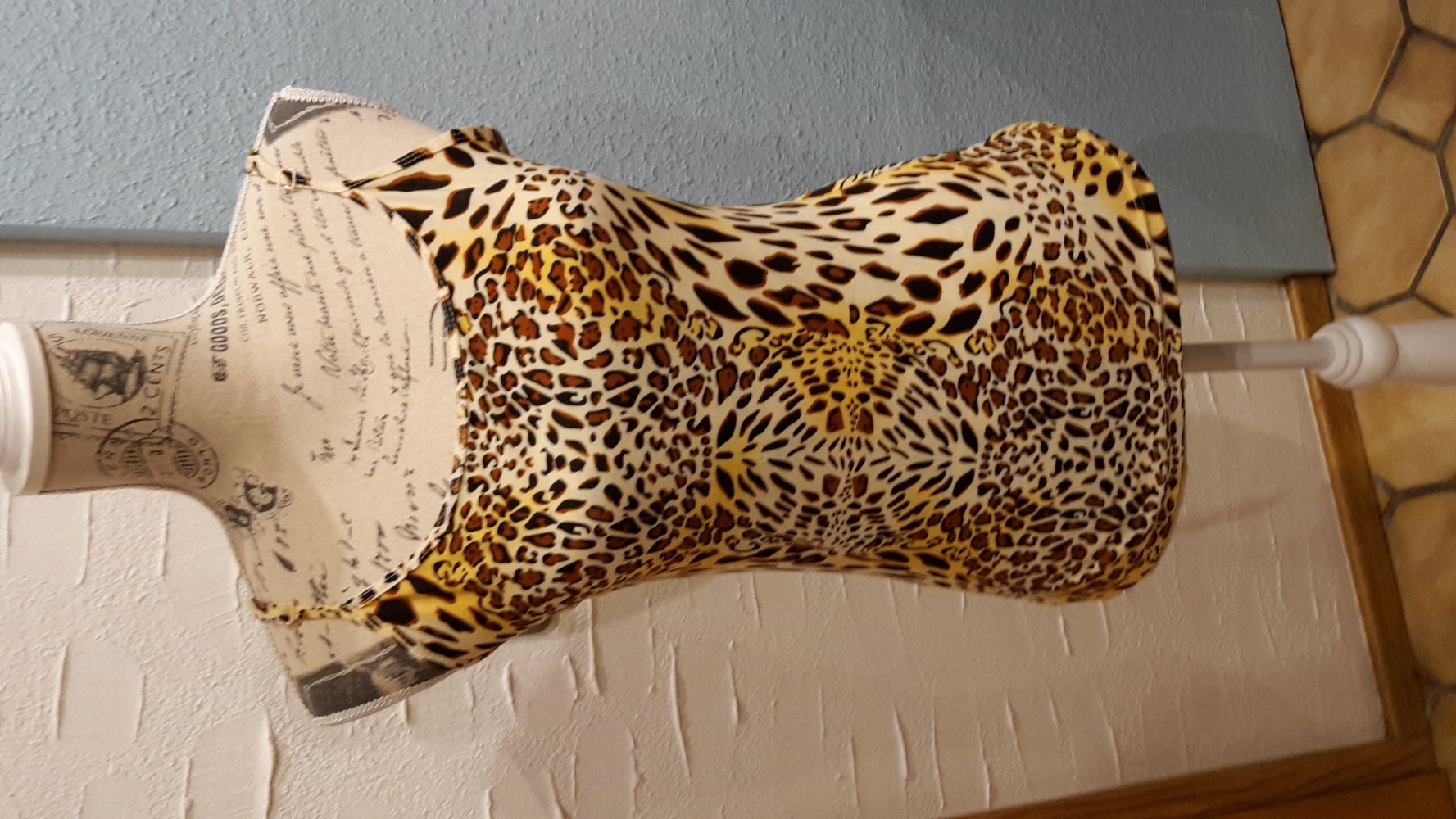 top unterzieher leo print Gothic, emo punk rockabella M/40 