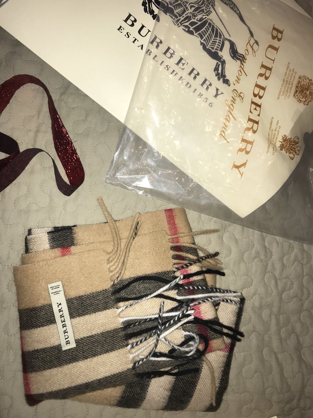 Burberry Kaschmir Schal, Tuch