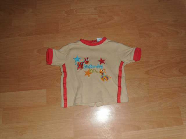 T-Shirt von Berti, beige mit Motiv, Gr. 74