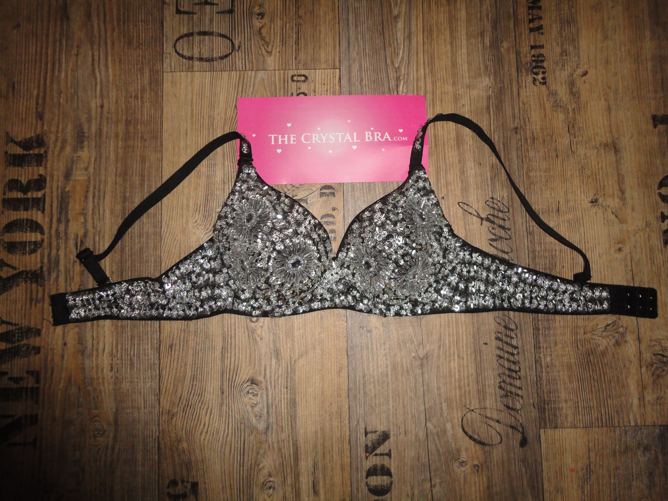NEU ungetragen The Crystal Bra BH Strass Glitzer Gr. 70B
