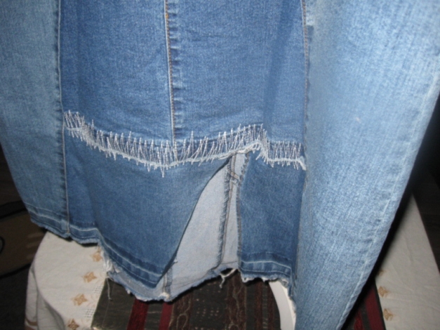 *** Langer Jeansrock ~ Stiefelrock ~ Für jede Jahreszeit *** 