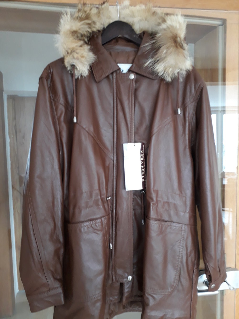 Lederjacke / Lederparka (Echtleder) -neu-