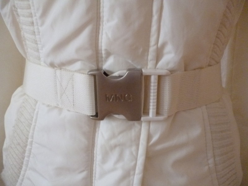 Mango Jacke Mantel weiß Übergang/ Winter