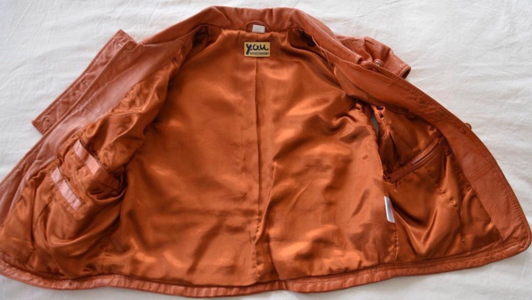 Damen-Lederweste, kurz