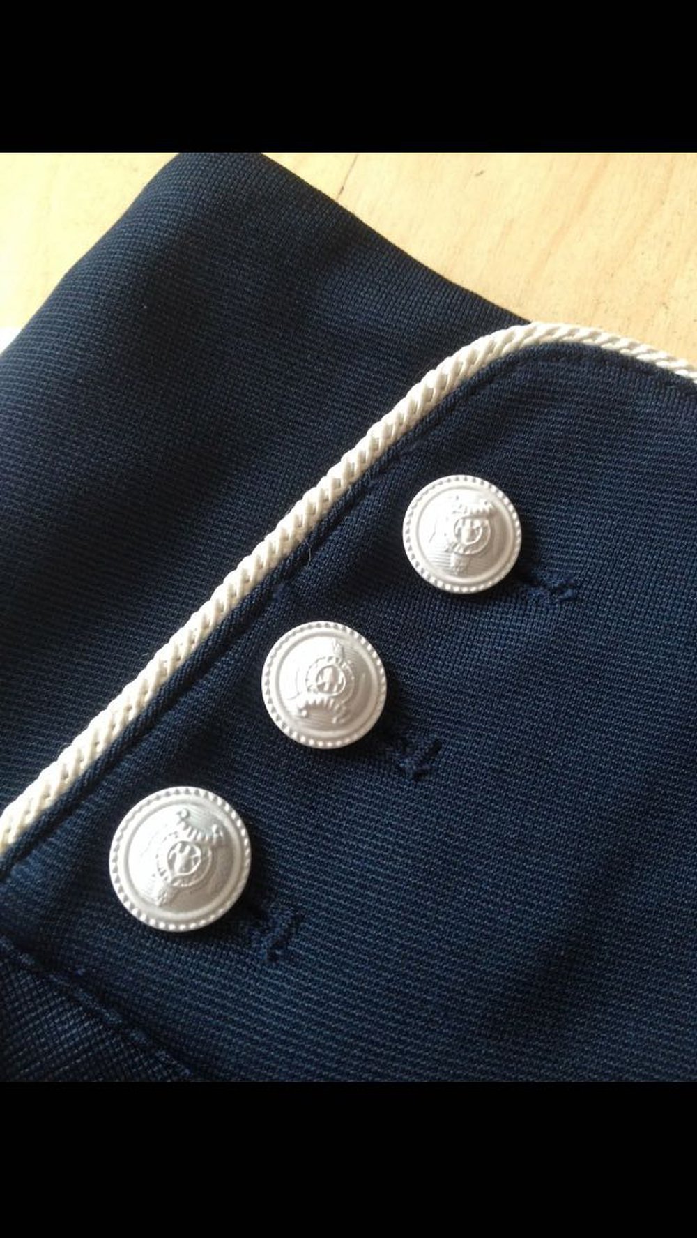 Rock gr.36/38 marineblau, neu