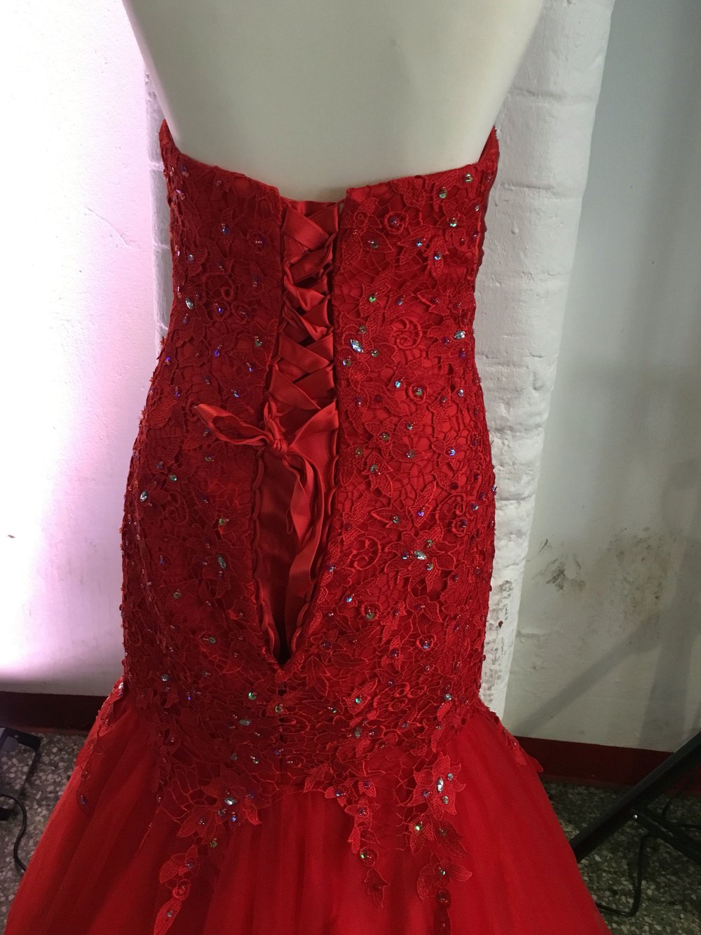 Ballkleid Mermaid Kleid Spitze