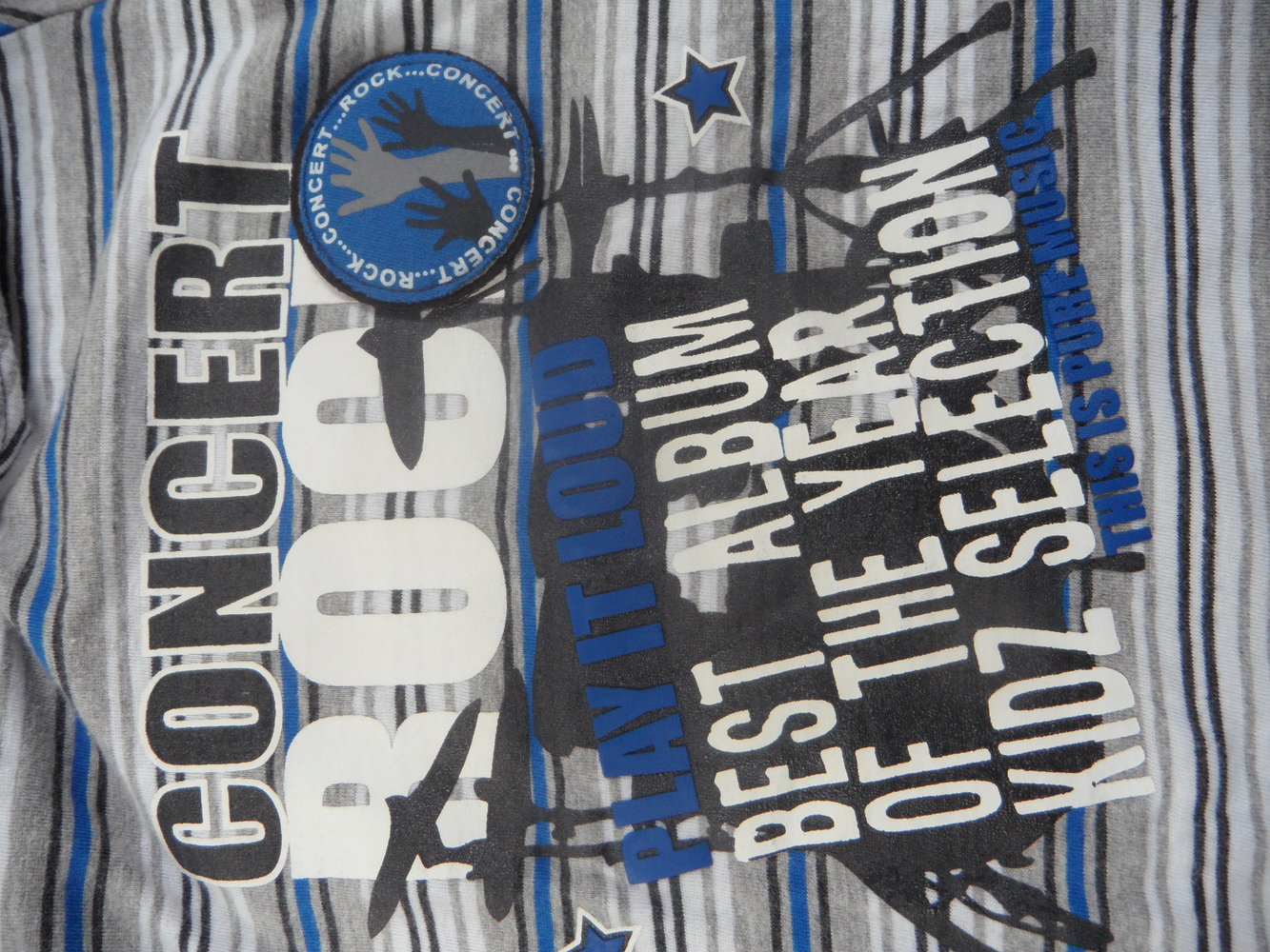 Whoopi tolles Kapuzenshirt mit coolem Druck Schlagzeug Rocker