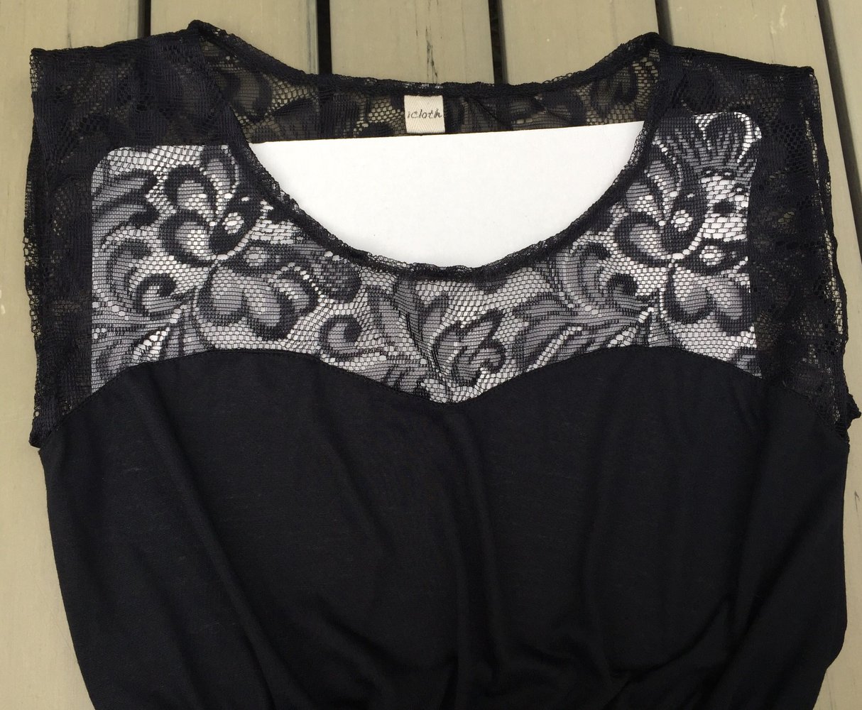 iCLOTH Kleid SKATERKLEID Spitze \\\\\\\