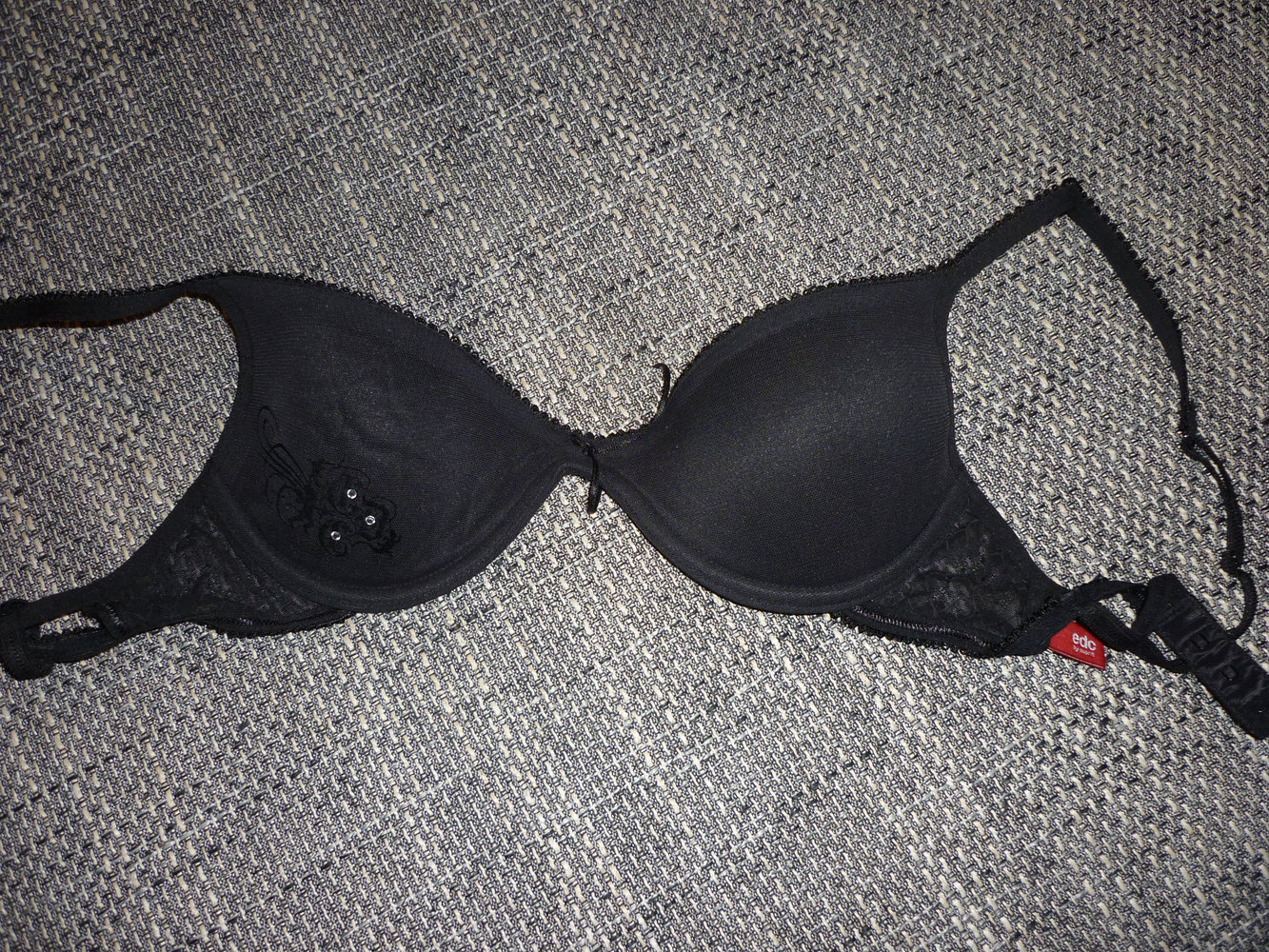 EDC by Esprit Soft Push up BH schwarz Größe 70 A
