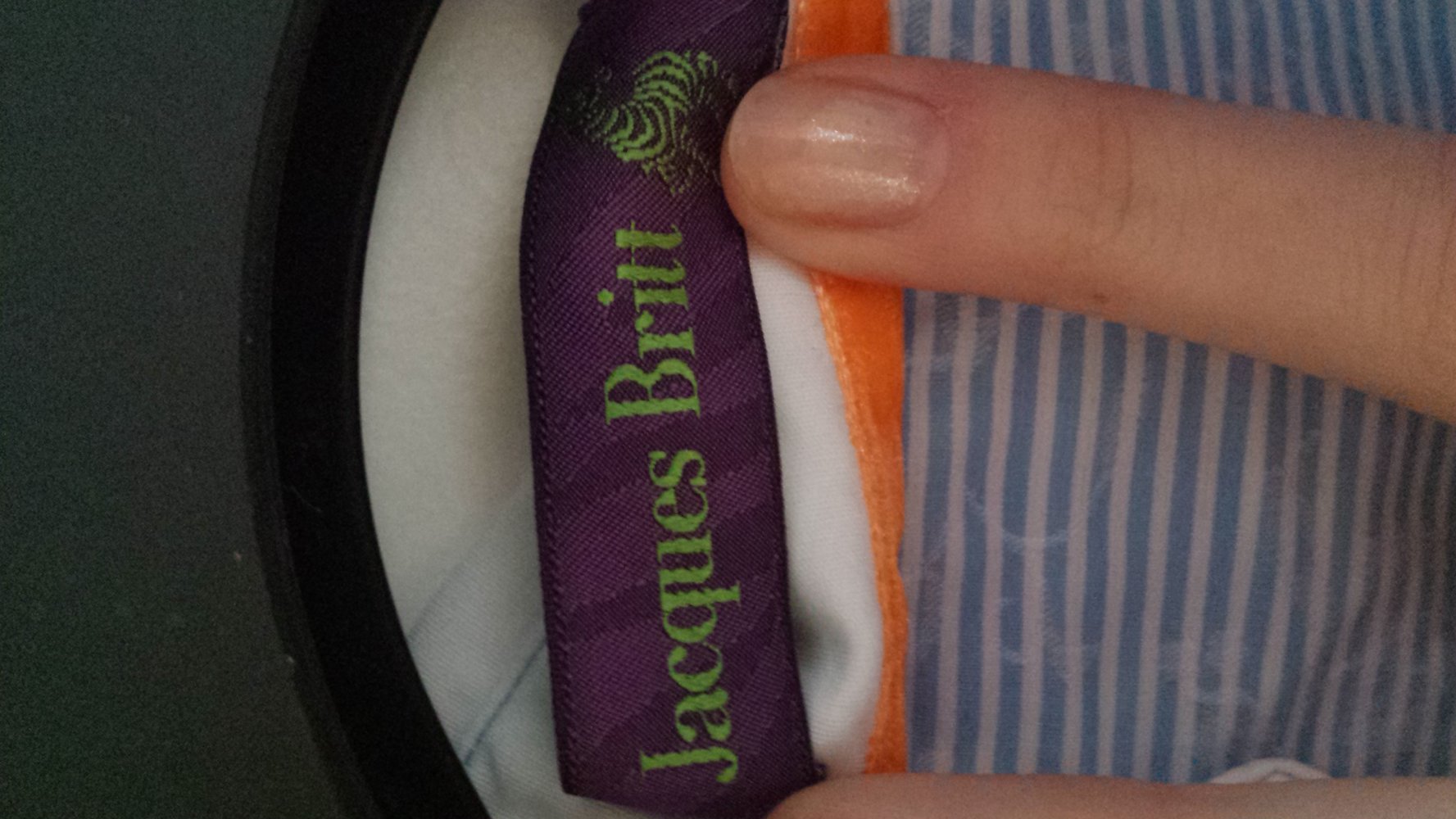 gestreifte Bluse von Jaques Britt Gr.38