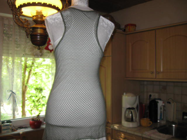 *** 2 in 1 Tanktop mit Netzüberzieher ***