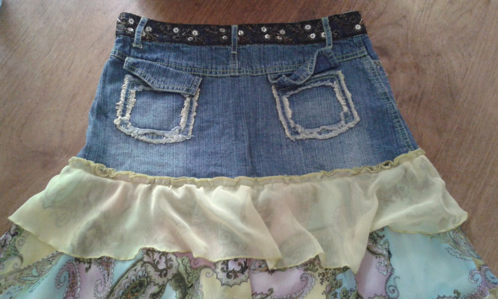 Volant Rock knielang