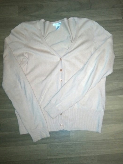 Pfirsichfarbener Cardigan von H&M