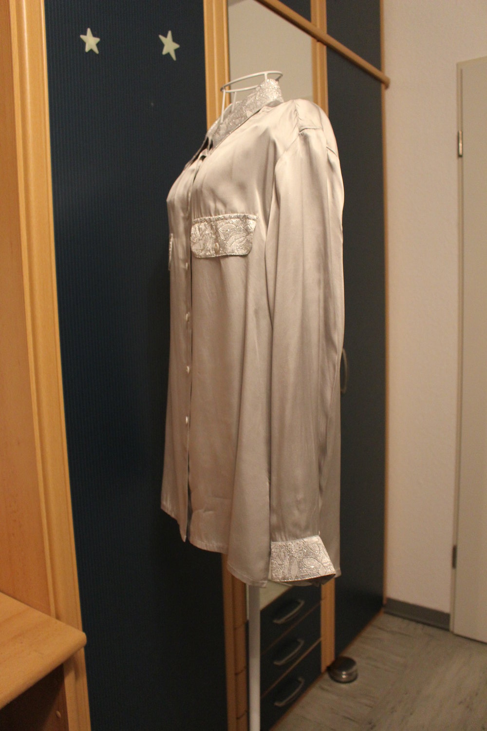 334. Seidenbluse von Heine, Gr. 38-40