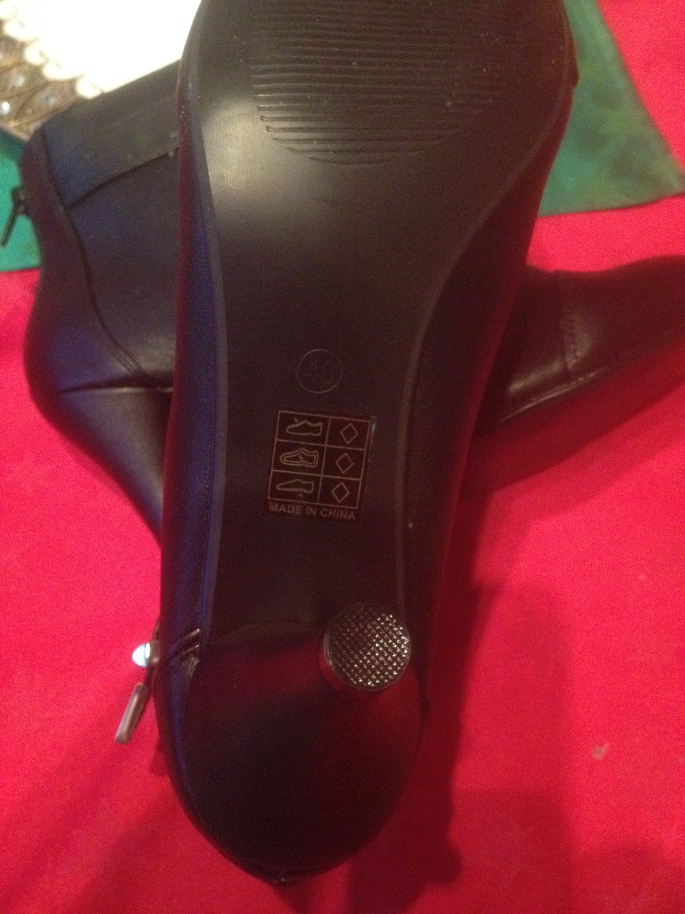 Stiefeletten schwarz, Gr. 40, NEU!