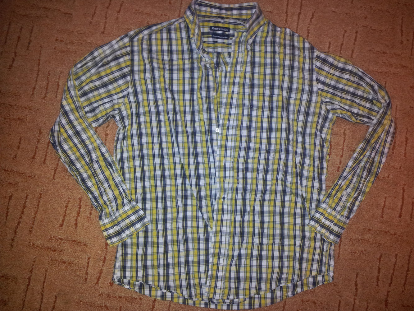 Hemd kariert Rover & Lakes Gr. L lang Arm