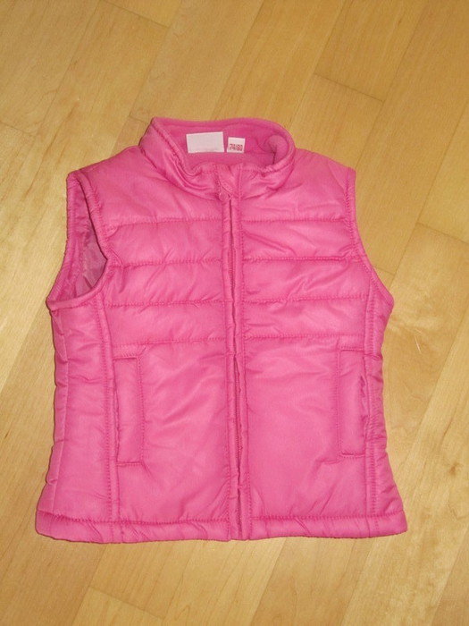 Pinke Stepp Weste Gr.74/80