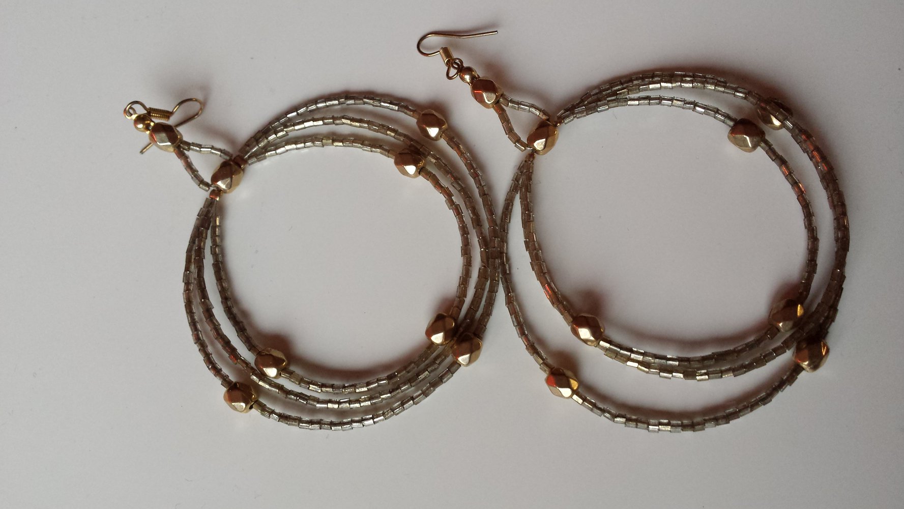 Boho Ohrhänger goldfarben