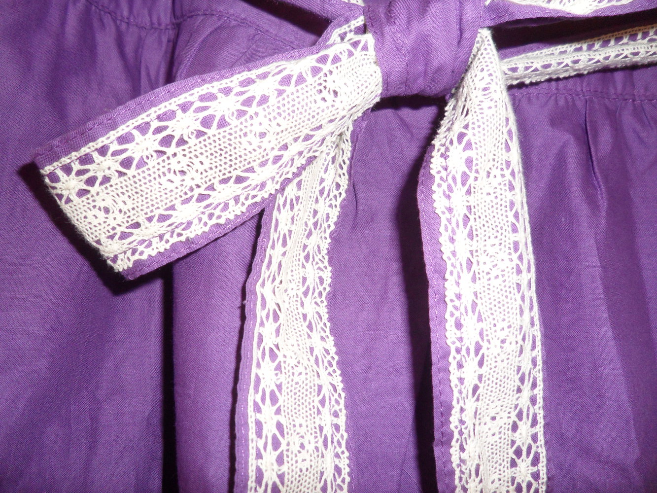 Wunderschöner Rock mit Strickmuster, lila
