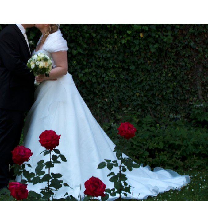 Ladybird Brautkleid, Größe 42, ivory, Schulterfrei