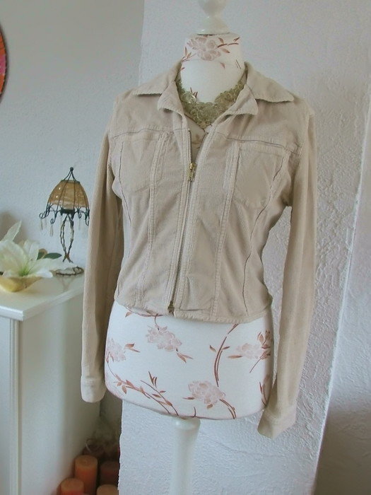 Feincord Jacke von Benneton nude 38/40