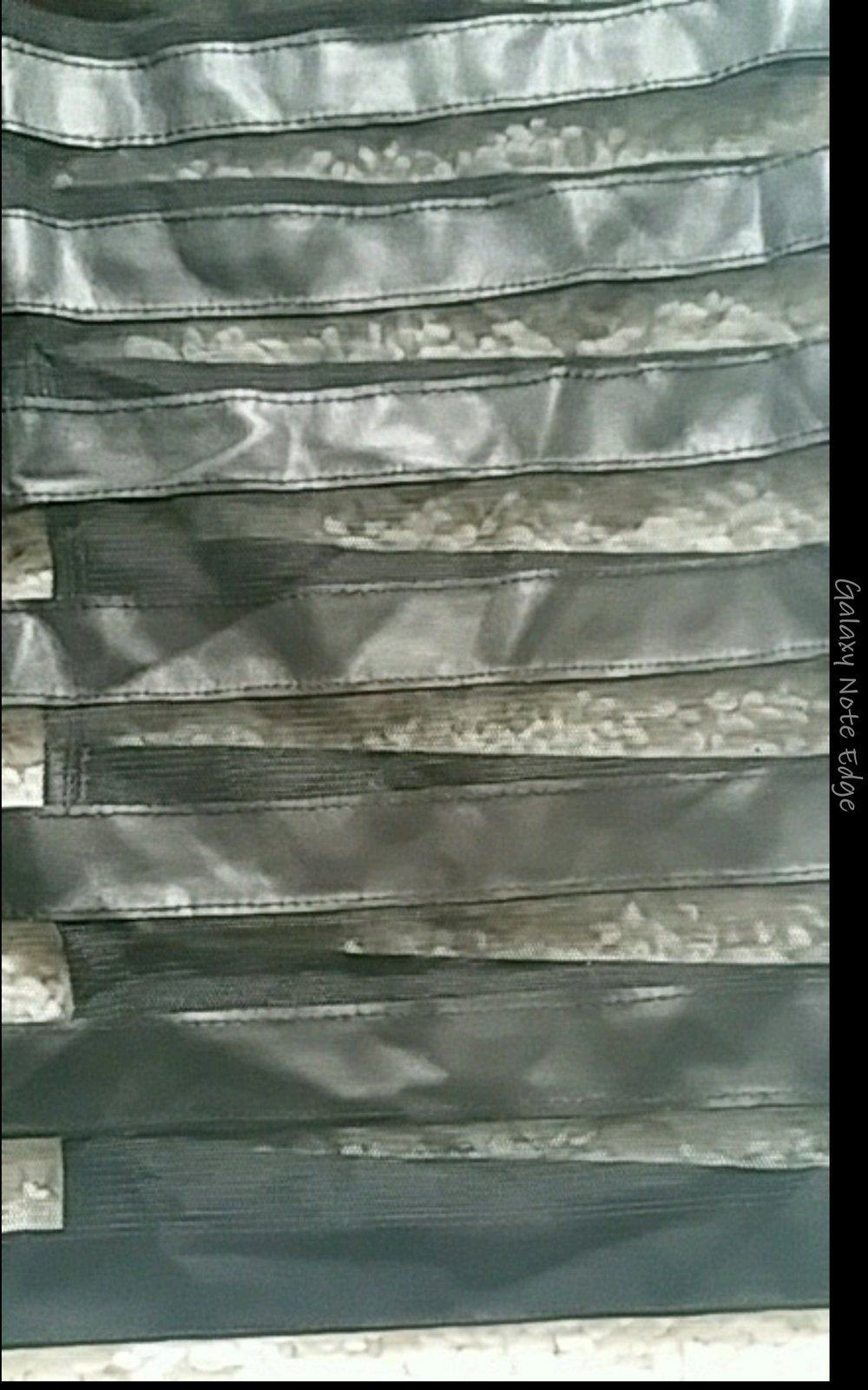 Schwarzer Rock Lederoptik