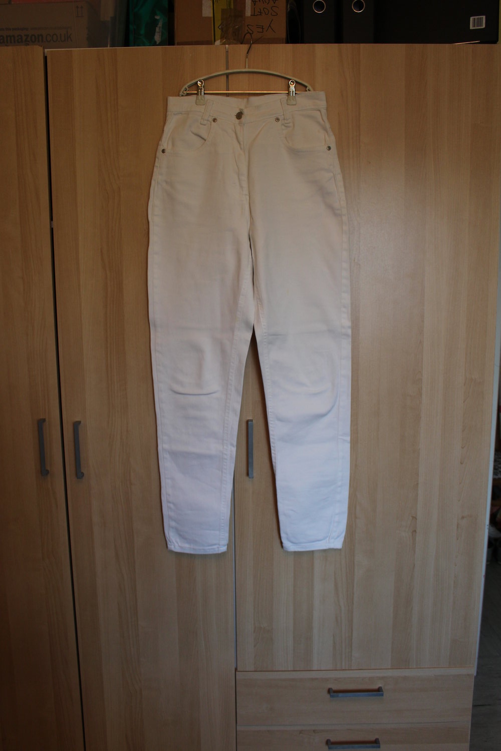 156. Chinos von Marcel Clair, weiß, Gr. 38