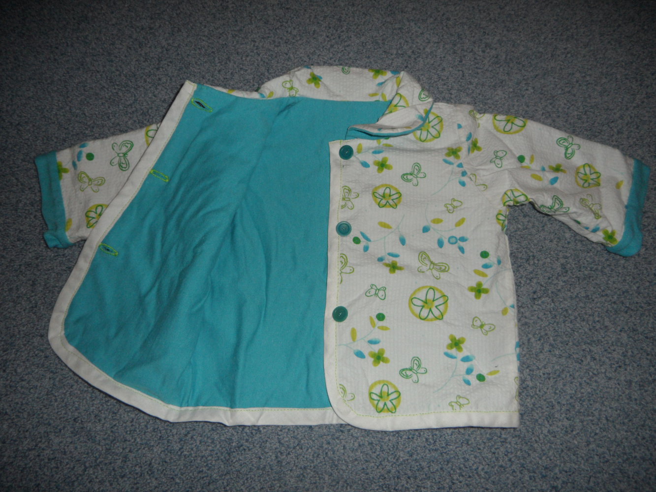 DIY süße Jacke Frühling Sommer Gr. 68/74 