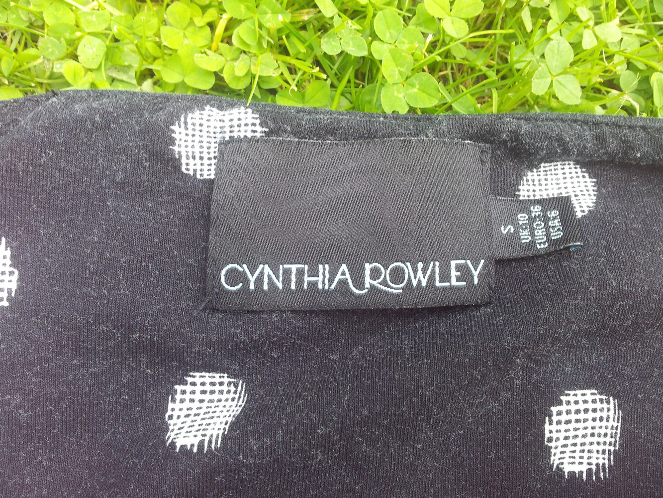  Minikleid Cynthia Rowley schwarz weiße Punkte Gr. 36 S