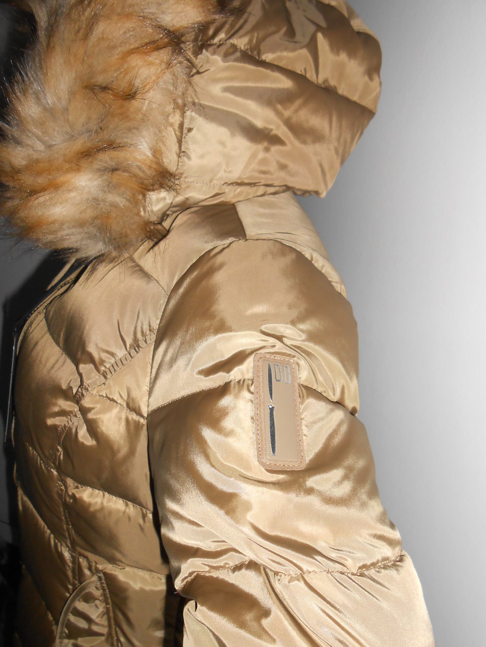 BOMBOOGIE Daunenmantel Hellbraun CW922FT Gr. M