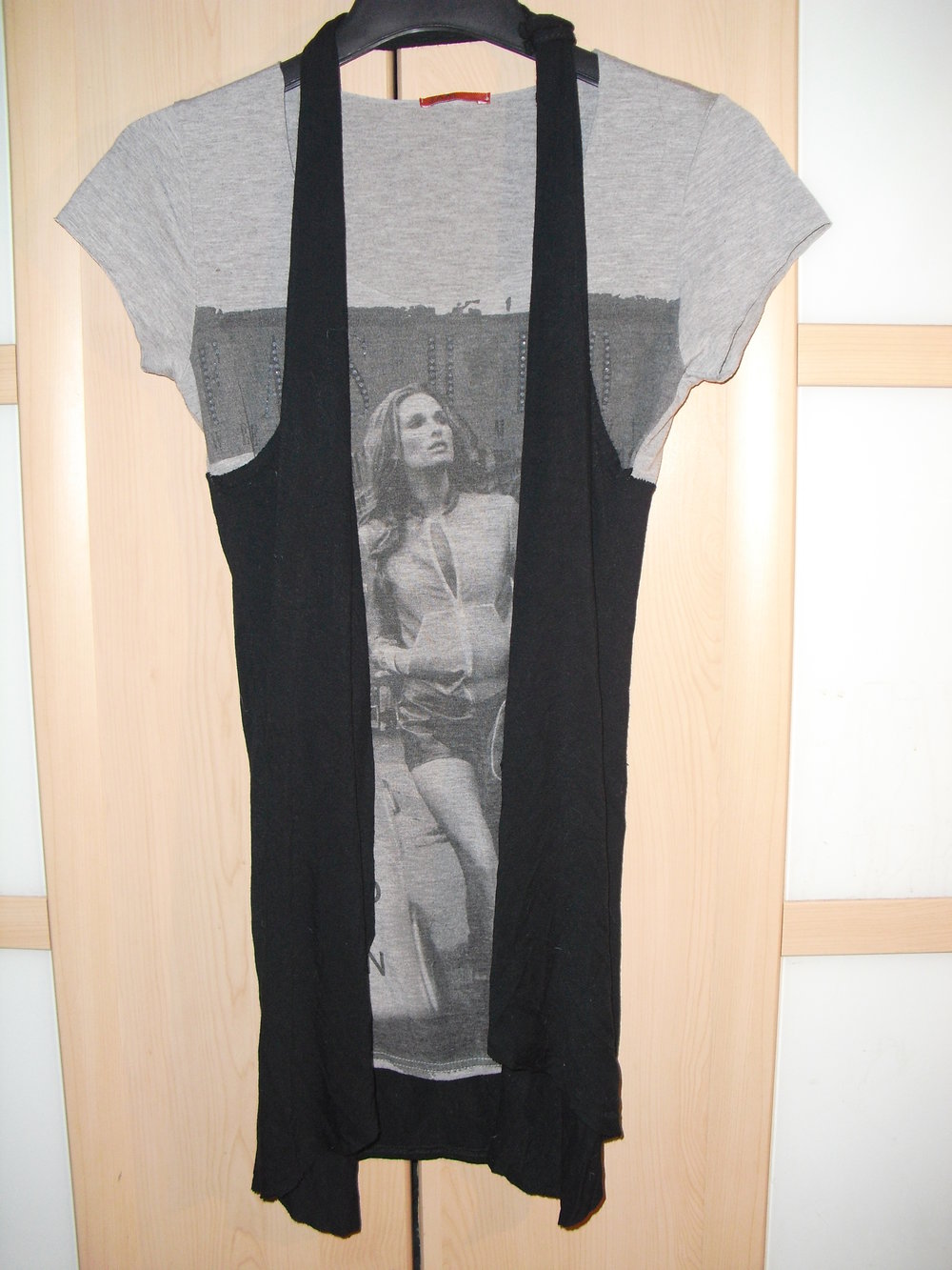 tolles shirt mit eingearbeitetem Cardigan blogger hipster 