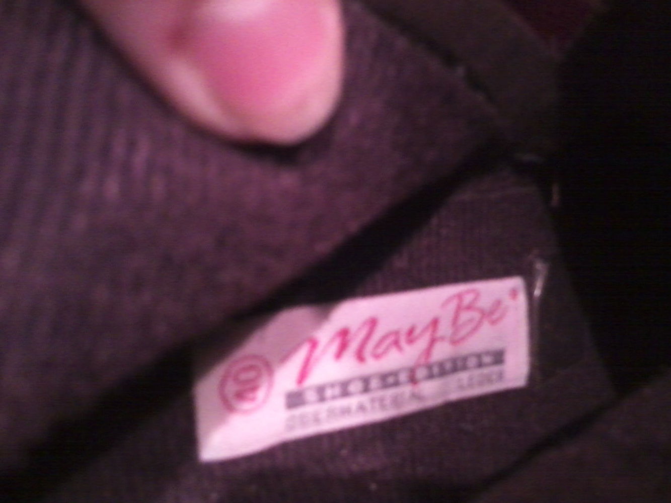 Stiefeletten  MayBe Cognac - braun Gr.40