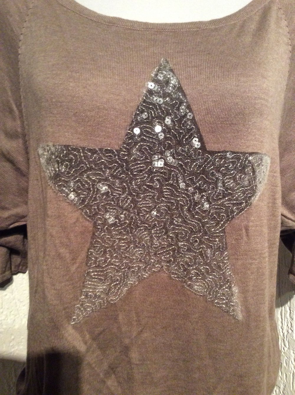 Key Largo Pulli Pullover dünn Größe S neu mit Pailletten 