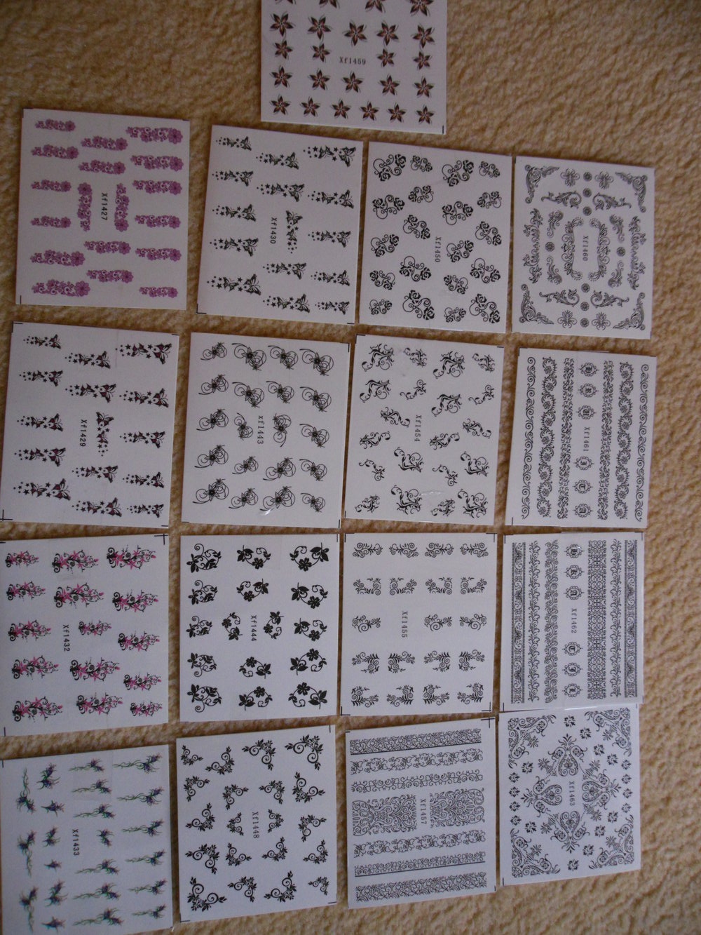 Nagelsticker Wassertatoos 4