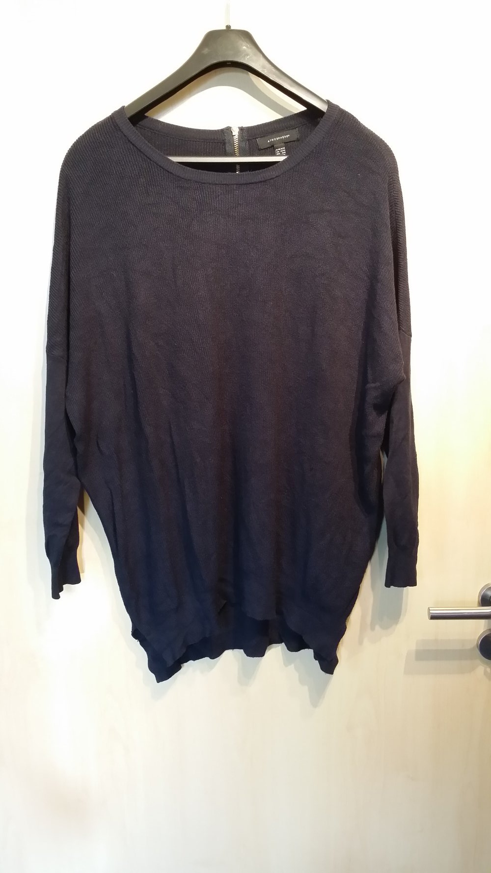 Fledermausärmelpullover dunkelblau - gebraucht - XL 46/48