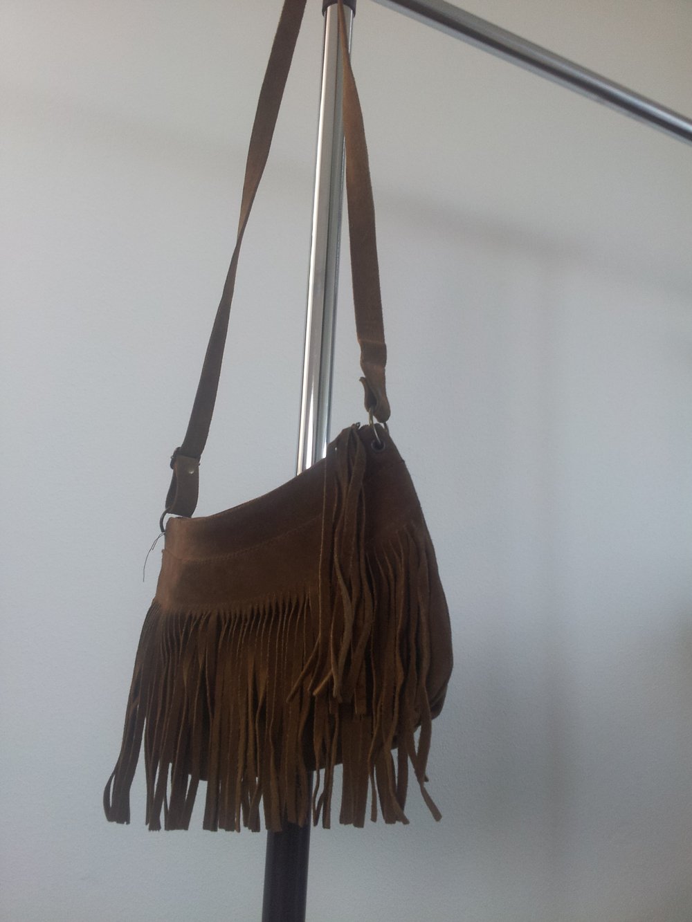 H&M - Divided wildleder fransen tasche