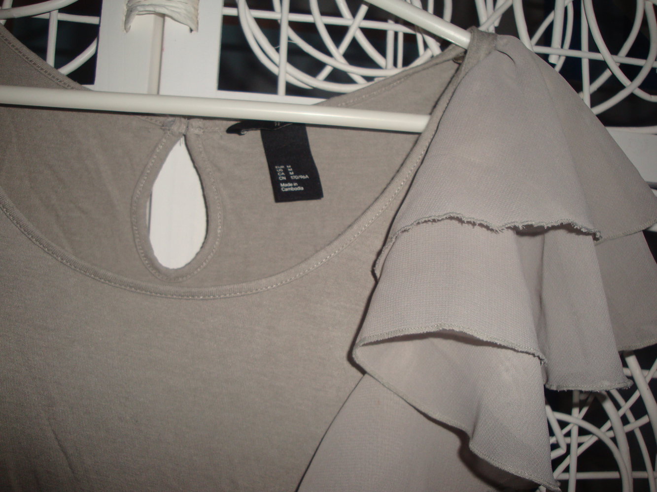 Shirt mit Rüschenärmeln