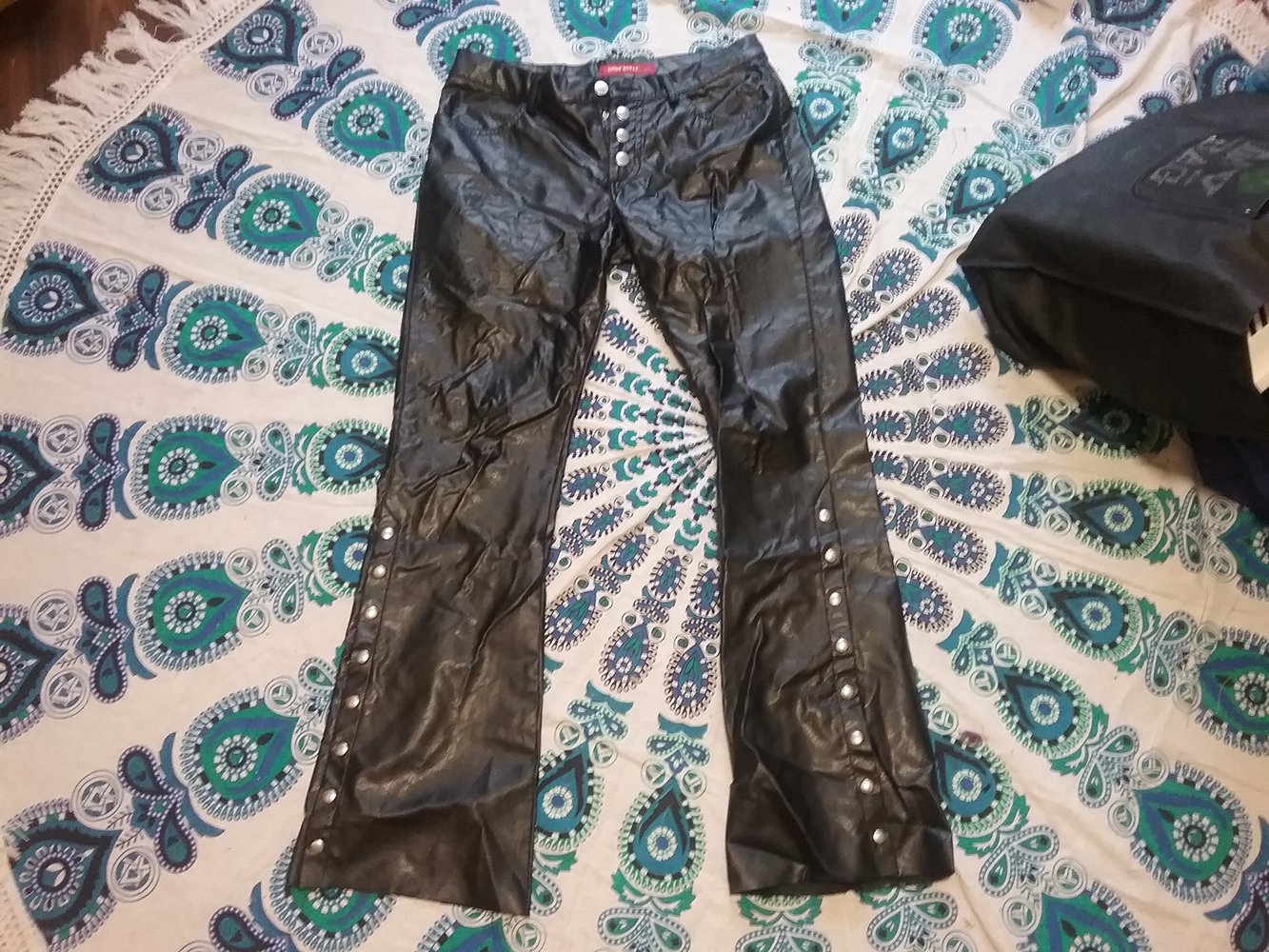 miss sixty kunstlederhose sexy gothic style