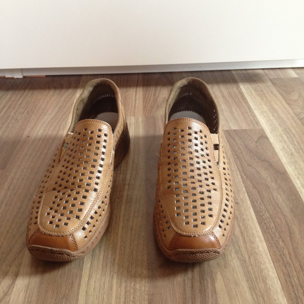 braune Schuhe Rieker Antistress