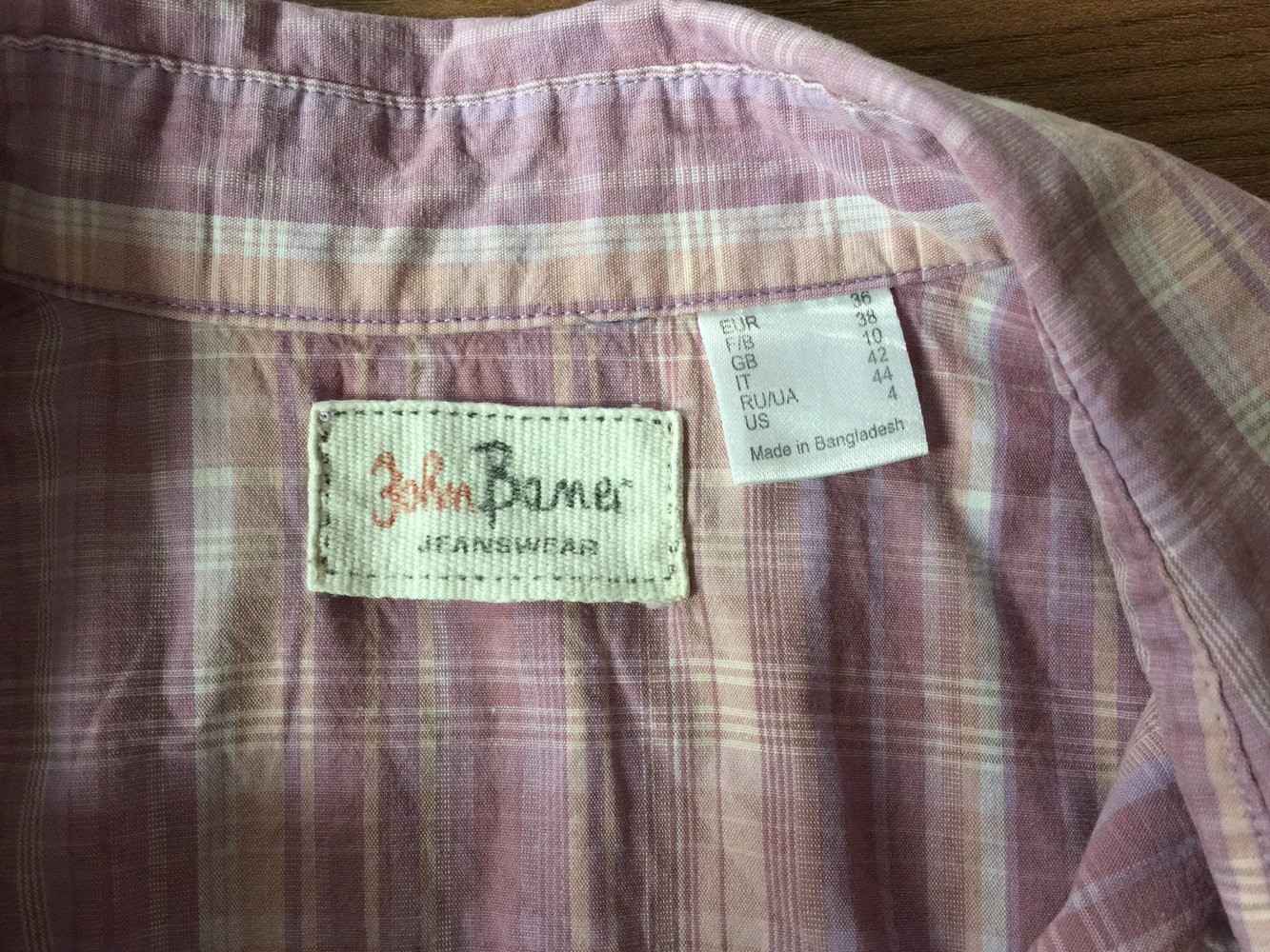 Karierte Kurzarm-Bluse