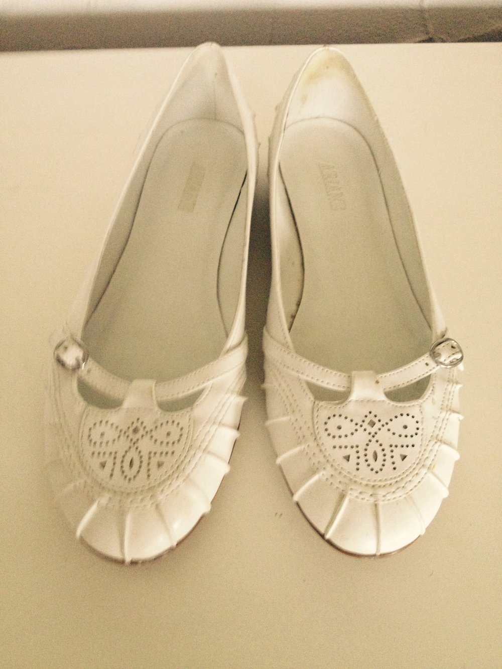 Schicke weiße Balerinas von 