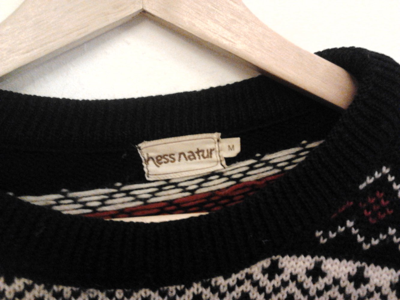 Islandpullover Hess Natur