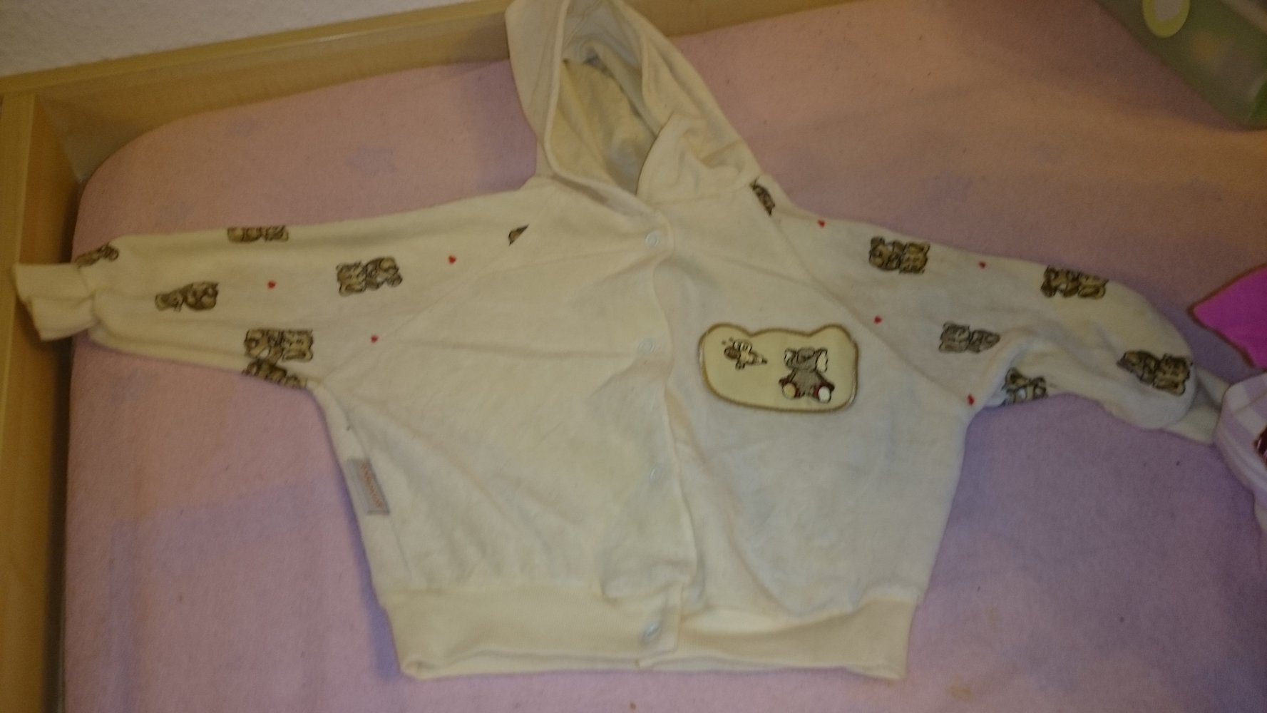 Sweatjacke/Babyjacke Gr 68 