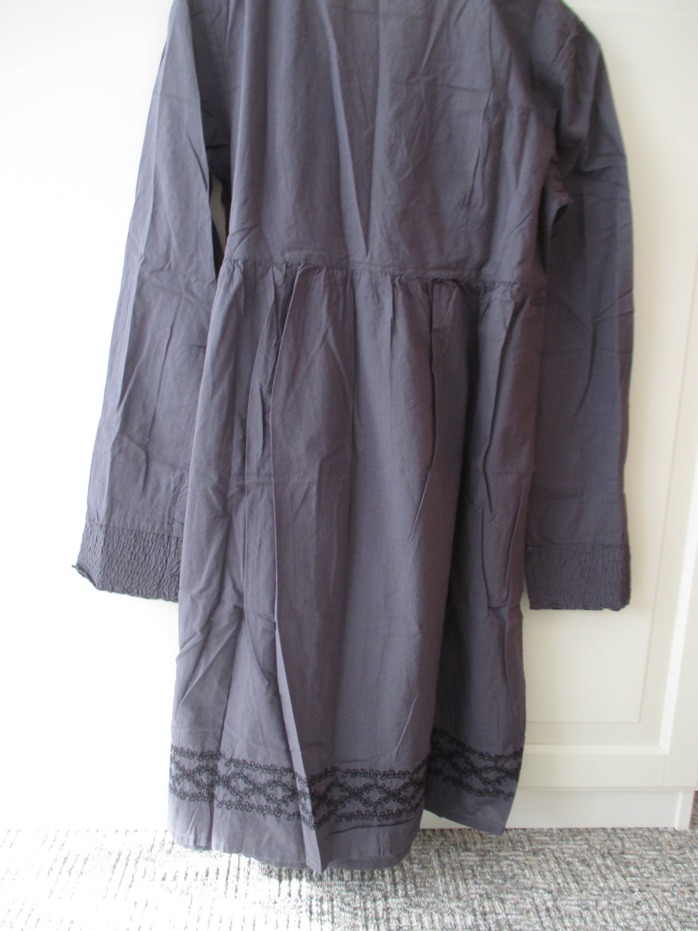 Hippie, Boho Kleid, rauchblau, Gr. 38, Aniston, Sommer, Festival Kleid