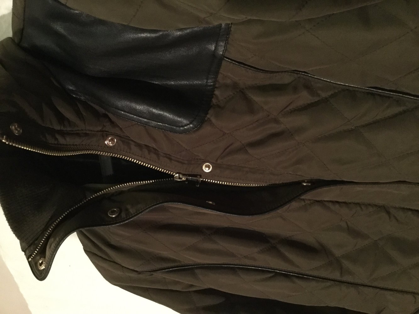 Khaki Jacke von Zara