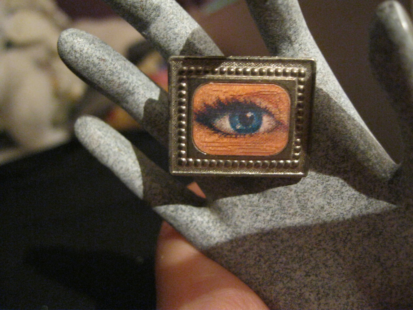 3D Ring mit Auge