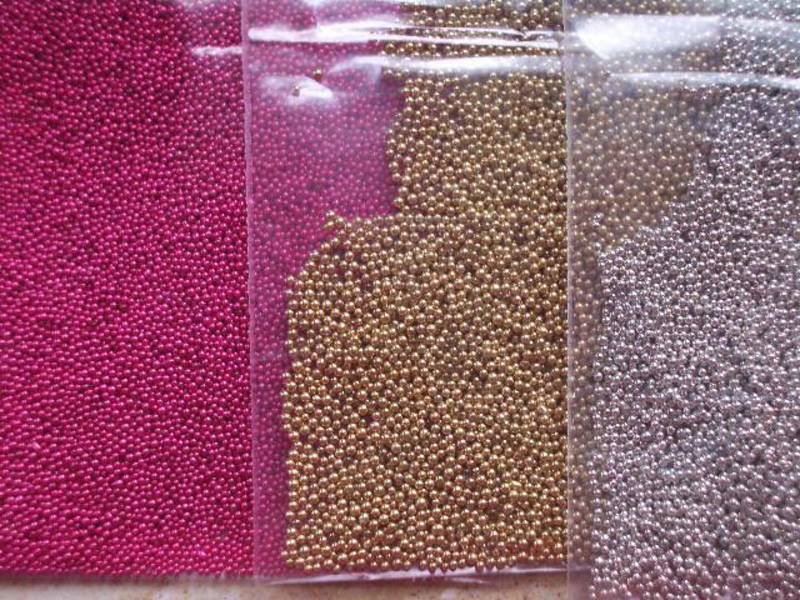 Nail Art  6x  Microbeads   Miniperlen   Caviar Perlen   BUNT    Neu!