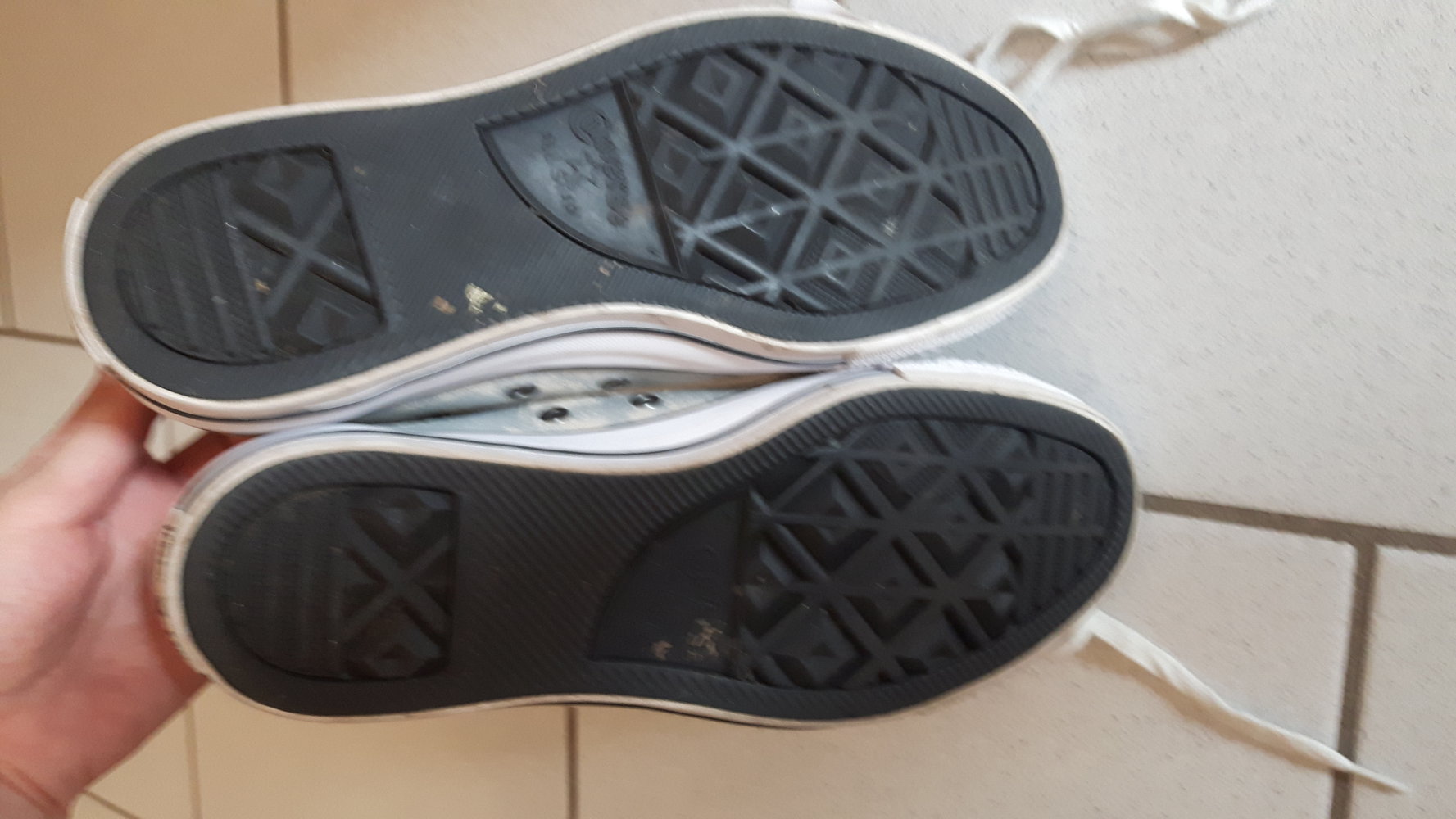 Converse Chucks silber used look 39,5-40