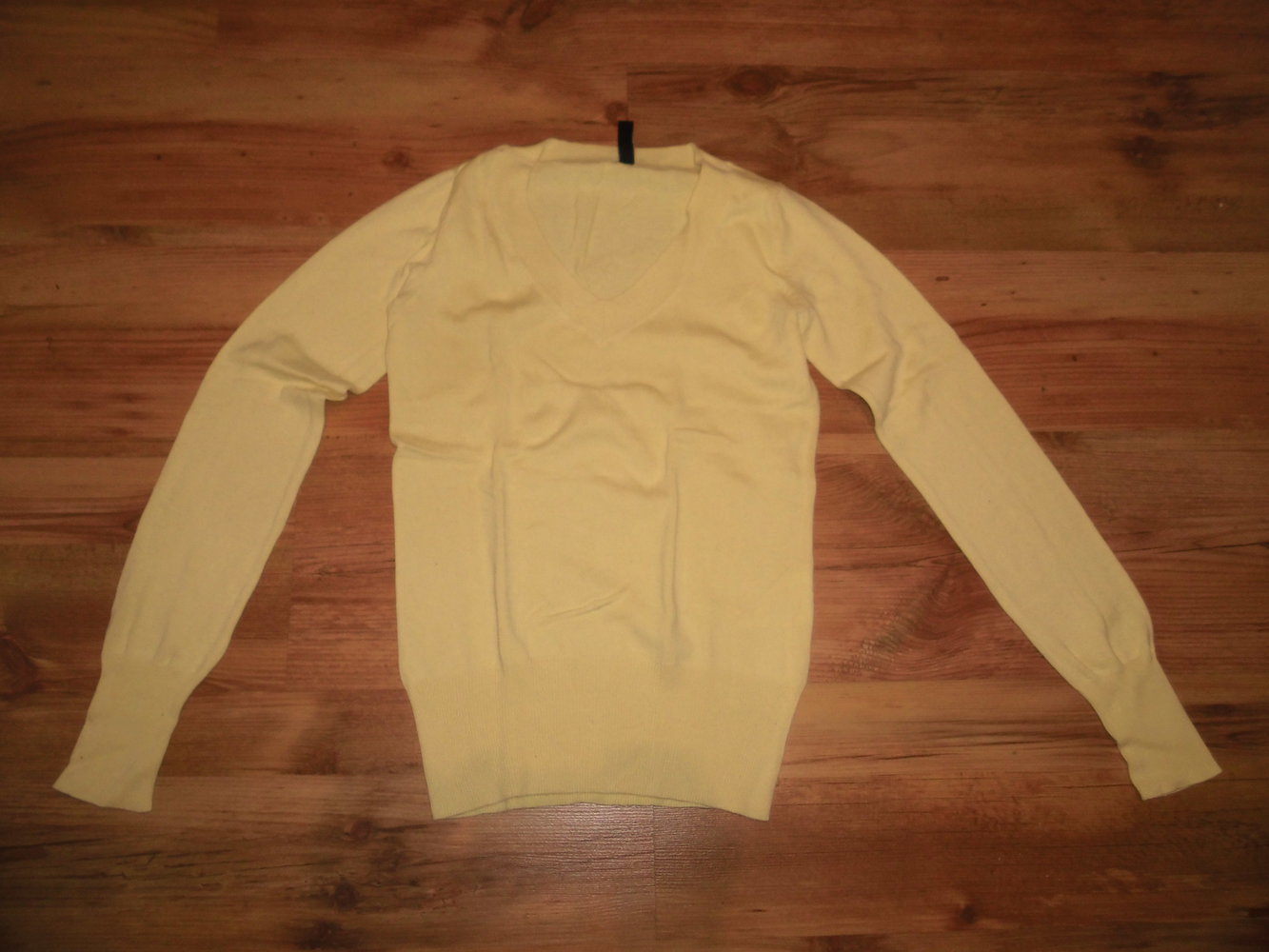 Gelber Pullover/Longsleeve - Größe S 34/36 - super Zustand!